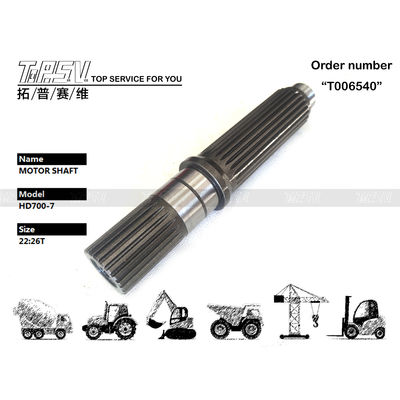 Máy bơm thủy lực chính xác cao HD700-7 Excavator Travel Motor Shaft