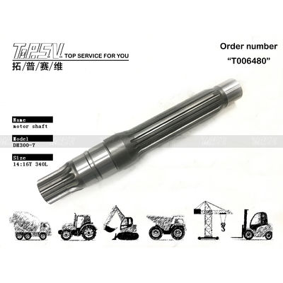 405-00031 Bảo trì dầu bánh răng DX300 Excavator Final Drive Motor Shaft cho máy đào được sử dụng