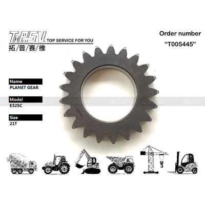 296-6230 Số răng Xem hình ảnh E336D Excavator Travel 1 stage Planetary Gear với Gear Meshing và Hydraulic Motor Drive