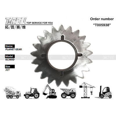 VOE14566421 Có sẵn EC290D Excavator Travel 2 Stage Planetary Gear với kỹ thuật rèn thép