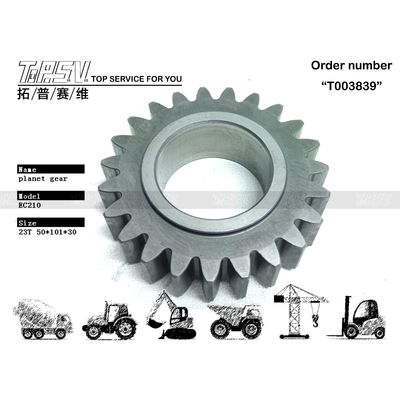 SA7118-30420 Quỹ Xây dựng Kỹ thuật đường bộ EC210B Máy đào swing 1 giai đoạn Máy giảm hành tinh Các bộ phận bánh răng với kỹ thuật rèn