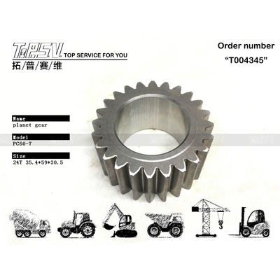 201-26-71180 PC60-7 Máy đào lượn 2 giai đoạn máy móc hành tinh với xử lý nhiệt