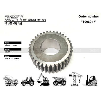 YN53D00008S014 Lớp răng trơn được đảm bảo SK200-6 Máy đào du lịch 2 giai đoạn hộp bánh răng hành tinh
