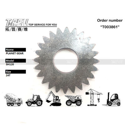 Gói vận chuyển túi kín SH120 Excavator Swing 1 giai đoạn Planetary Gear với hình ảnh xem Số răng và vật liệu thép