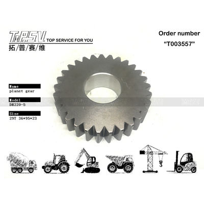 Lắp đặt Gear Meshing DH220-5 Excavator Swing 1 Stage Planet Gear Motor Steel Construction