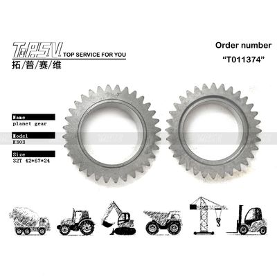 Bảo trì thấp E303 Excavator Travel 2 Stage Planetary Gear in Black Độ bền cao