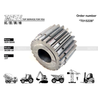 SK200-10 Excavator Swing 2 Stage Sun Gear Motor And Planetary Reducer