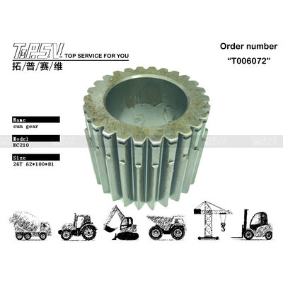 SA7117-30290 Thiết lập Dễ dàng cài đặt EC210 Excavator Travel 2 Stage Sun Gear được sử dụng trong máy đào Tiểu loại động cơ thủy lực