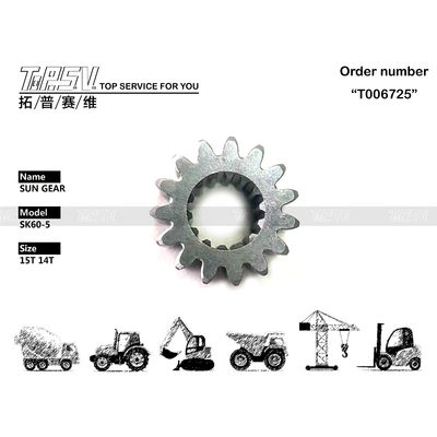 TZ814B1006-00 Máy giảm hành tinh PC60-7 Excavator Travel Sun Gear Drive Motor và sẵn sàng để vận chuyển