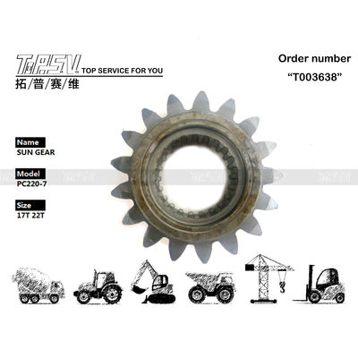206-26-71410 Bánh răng mặt trời 1 giai đoạn của máy đào PC220-7 có độ bền cao, dễ lắp đặt và bảo trì với dầu bánh răng tiện lợi