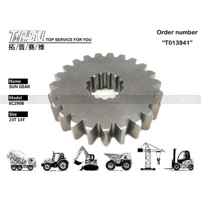 SA7117-38371 Bánh răng mặt trời 1 tầng di chuyển máy đào EC290B bằng thép độ bền cao cho kích thước tùy chỉnh và bền