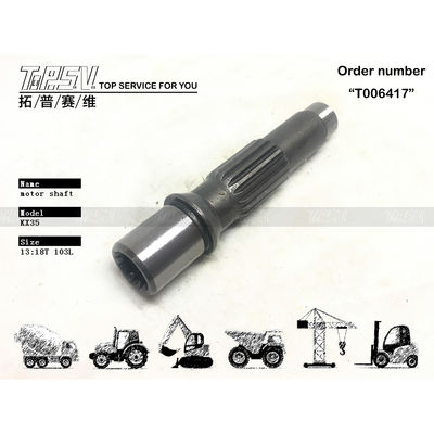 Thép KX35 Excavator Travel Motor Shaft tương thích với hệ thống truyền tải Excavator