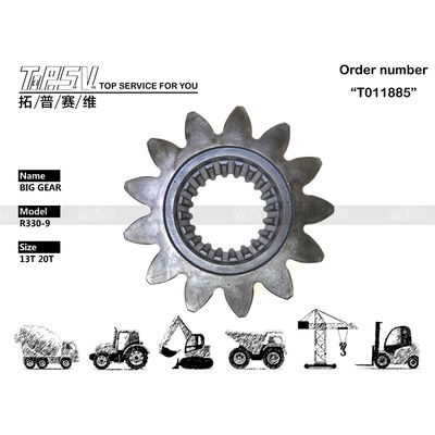 Phụ tùng điện tử bánh răng lớn xoay của máy đào R330-9 đã qua xử lý nhiệt theo yêu cầu của bạn