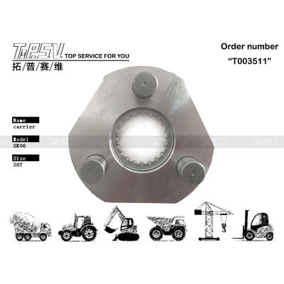 2413N459F1 Tương thích với SK06 Excavator Swing 1 Stage Carrier Device Thiết kế mạnh mẽ cho sự di chuyển của Excavator