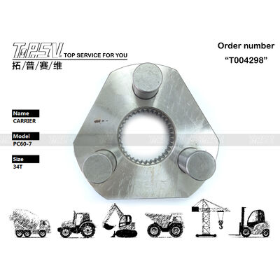 201-26-71130 Động cơ thủy lực PC60-7 Excavator Swing 2 Stage Carrier Màu đen Cơ chế swing Phần phù hợp với các mô hình excavator khác nhau