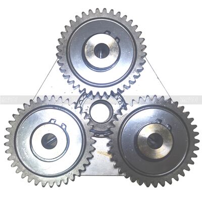 FUGHC-3-2-1159 Cụm bộ phận mang xích máy đào bằng thép với bộ giảm tốc hành tinh Bền bỉ Chịu tải nặng PC20-6 Di chuyển máy đào 1 giai đoạn Cụm bộ phận ASSY Phụ tùng máy móc xây dựng