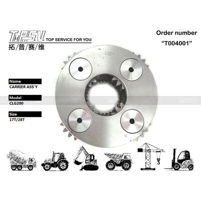 Bộ phận ASSY Giá đỡ 2 giai đoạn xoay của Máy đào CLG200 cho Phụ tùng Máy đào truyền động xoay
