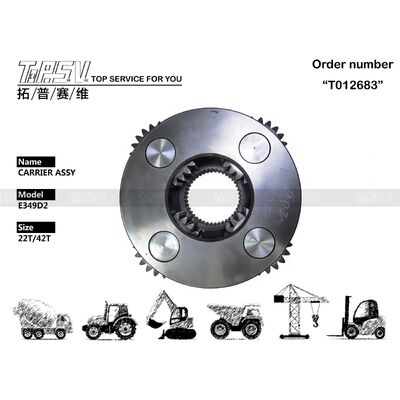 Máy xúc đào E349D2 Bộ phận ASSY của tàu sân bay 2 giai đoạn dành cho phụ tùng máy xúc truyền động xoay