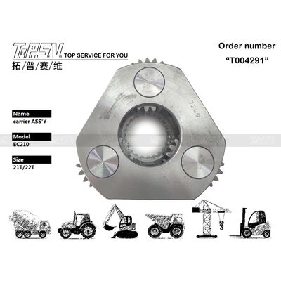 SA7118-30200 EC200B Excavator Swing Planet Gear Carrier 22T Chiếc bánh răng