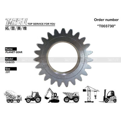 Thép CLG225 Bộ máy gia công hành tinh Đen 1Stage Excavator Swing Gear