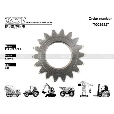 EX60-3 Động cơ đào 1 giai đoạn Động cụ hành tinh với xử lý nhiệt 3051679