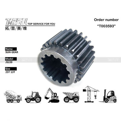 Đáng tin cậy Đen JS220 Swing Excavator Sun Gear 05/903867 Cho máy giảm độ hành tinh
