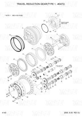 Good price Máy giảm độ bền bằng thép hành tinh cho máy đào swing / lái động cơ du lịch trực tuyến