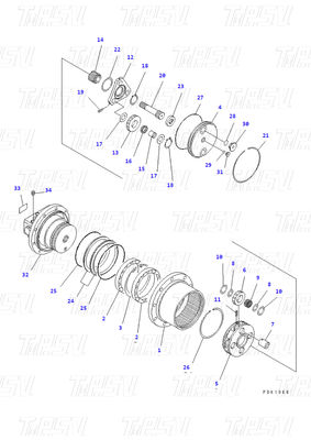 Good price Động cơ di chuyển máy đào hành tinh Động cơ di chuyển swing thép trực tuyến