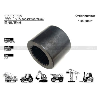 SA7117-30180 EC210B Máy đào Máy ly động cơ thủy lực Đen với thép