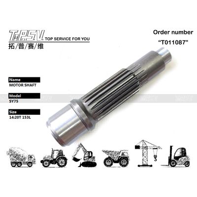 Thùng bán hàng SY75 hầm động cơ thợ đào với bảo trì dầu bánh răng và bao bì vận chuyển