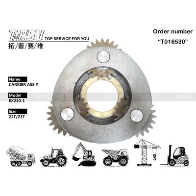 Xác suất cao EX220 Excavator Travel 1 Stage Carrier ASSY với Gear Meshing