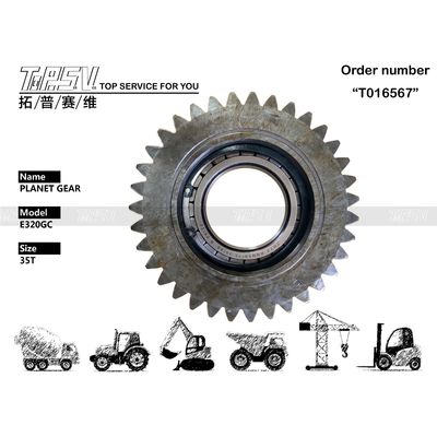 Good price 569-4287+569-4293 Xem hình ảnh Số răng bao gồm E320GC Excavator Travel 2 Stage Planet Gear Reducer trực tuyến