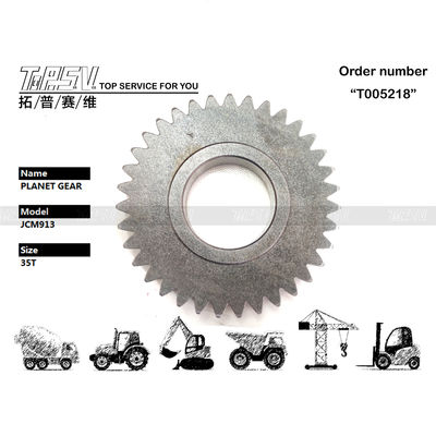 Good price Bánh răng hành tinh 1 tầng di chuyển máy đào JCM913 màu đen với kỹ thuật rèn và xử lý nhiệt trực tuyến