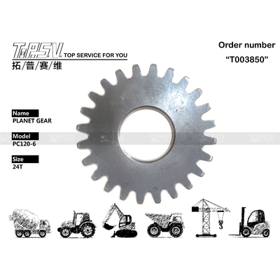 203-26-61160 Bộ phận bánh răng giảm tốc hành tinh 1 giai đoạn của máy đào PC120-6, chức năng hệ thống truyền động, màu Đỏ cho hiệu suất máy móc hạng nặng