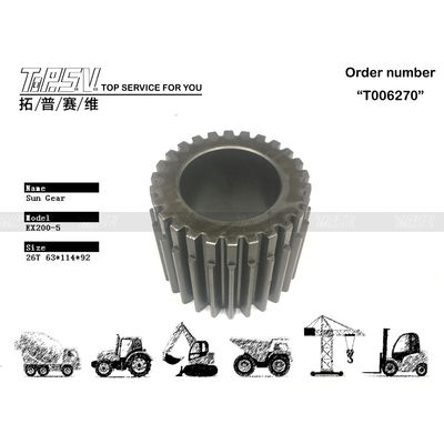 Good price 3063959 Có sẵn và vận chuyển Bao bì túi bán EX200-5 Excavator Travel 3 giai đoạn Sun Gear để sử dụng trong máy đào trực tuyến