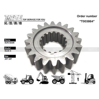 Good price XKAQ-00010 Chi tiết cao R220-5 Excavator Swing 1 giai đoạn Mặt trời Gear Bộ phận động cơ trong túi giao dịch cho bao bì vận chuyển trực tuyến