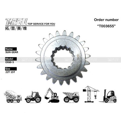Good price 4468030 Tùy thuộc vào kích thước EX60-5 Excavator Swing 1 giai đoạn Sun Gear cho hoạt động và hiệu suất của Excavator trực tuyến