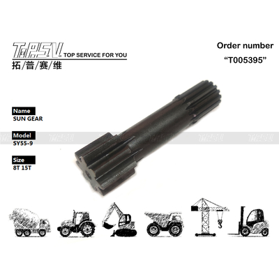 Kích thước Phụ thuộc vào Yêu cầu của Bạn Động cơ Bánh răng Mặt trời Giai đoạn 1 Di chuyển Máy xúc SY55-9