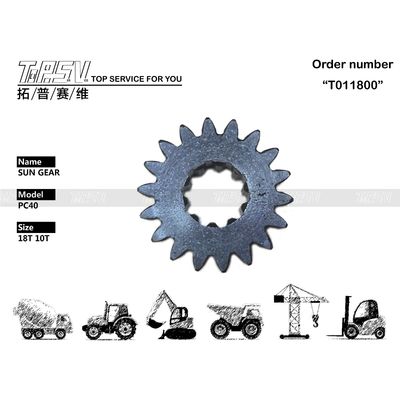 Good price Sức bền cao PC40 Excavator Travel Gear Box 1 giai đoạn Sun Gear Kỹ thuật chính xác đảm bảo chuyển động swing mượt mà phù hợp với máy đào nặng trực tuyến