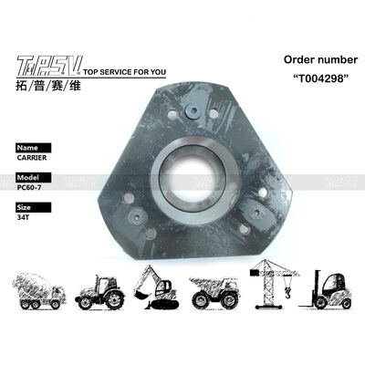 201-26-71130 Động cơ thủy lực PC60-7 Excavator Swing 2 Stage Carrier Màu đen Cơ chế swing Phần phù hợp với các mô hình excavator khác nhau