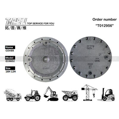 Động cơ thủy lực E336D2 Excavator Final Drive Cover tối ưu hóa cho độ chính xác cao và độ bền cao trong máy đào