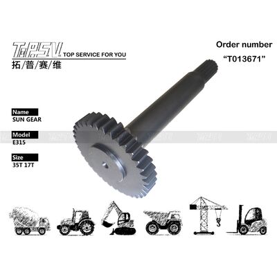 Machinery Repair Shops E315 Excavator Travel 1 Stage Sun Gear Gear Box Planetary Reducer Heavy Duty Durable Construction Equipment Gearbox Part