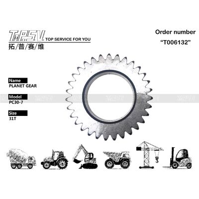 FUFRP-840-6 PC30-7 Máy đào du lịch 2 giai đoạn hộp bánh xe hành tinh