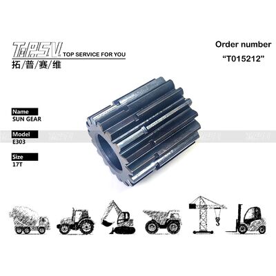 Phụ tùng máy xúc du lịch E303 Bộ phận bánh răng mặt trời 2 giai đoạn dành cho phụ tùng máy xúc truyền động du lịch