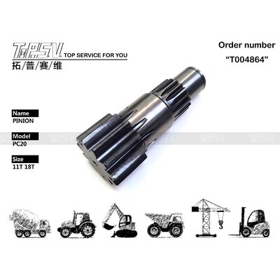 Máy xúc đào PC20 Bánh răng xoay cho phụ tùng máy xúc truyền động xoay