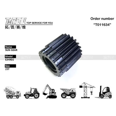Good price 418-7161 E349D2 Máy xúc xoay 2 giai đoạn Phụ tùng bánh răng mặt trời cho phụ tùng máy xúc truyền động xoay trực tuyến