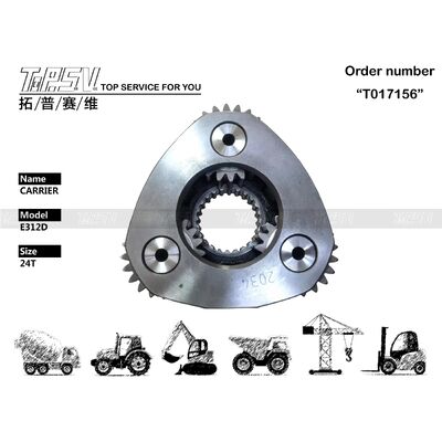 E312D Vỏ hang 2 giai đoạn mang ASSY Phần cho động cơ swing Vỏ hang phụ tùng