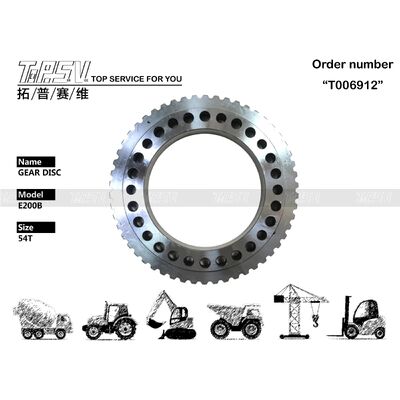 096-4318 E200B Máy xúc du lịch Bộ phận đĩa bánh răng 3 giai đoạn dành cho phụ tùng máy xúc truyền động du lịch