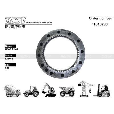 2024077 Swing Gearbox Ring Gear Độ chính xác cao cho máy đào HITACHI EX60-1