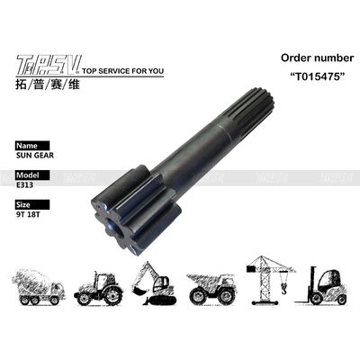 532-9416 E313 Máy đào Đi bộ 1 giai đoạn Mặt trời Chiếc bánh xe để đi bộ Động cơ đào Phụ tùng